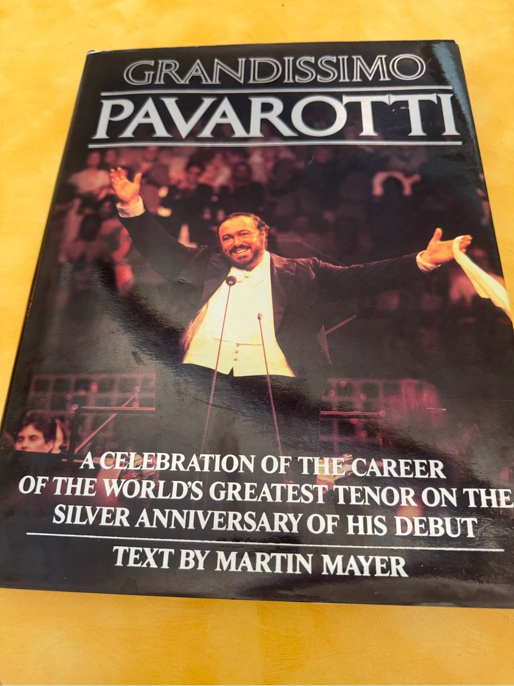 Grandissimo Pavarotti by Martin Mayer – 1986 First Edition Hardcover
